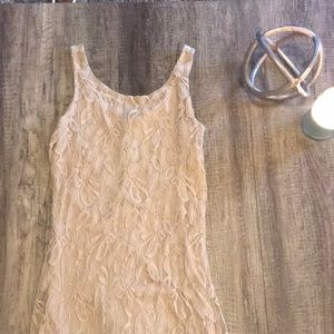 High low lace dress